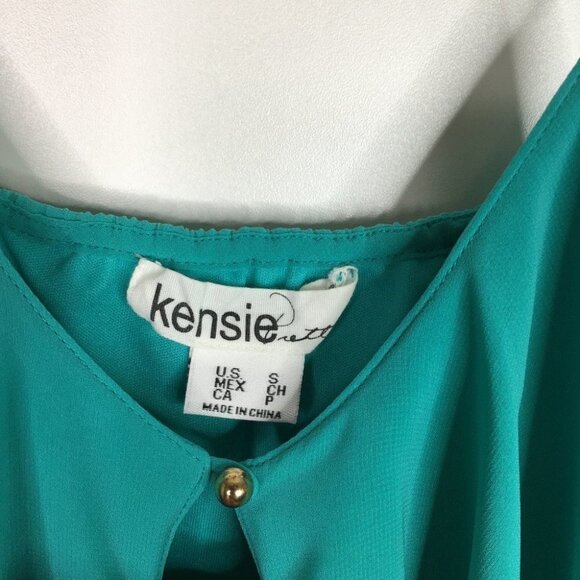 Kensie Ruffle Top with Spaghetti Adjustable straps - Picture 3 of 6